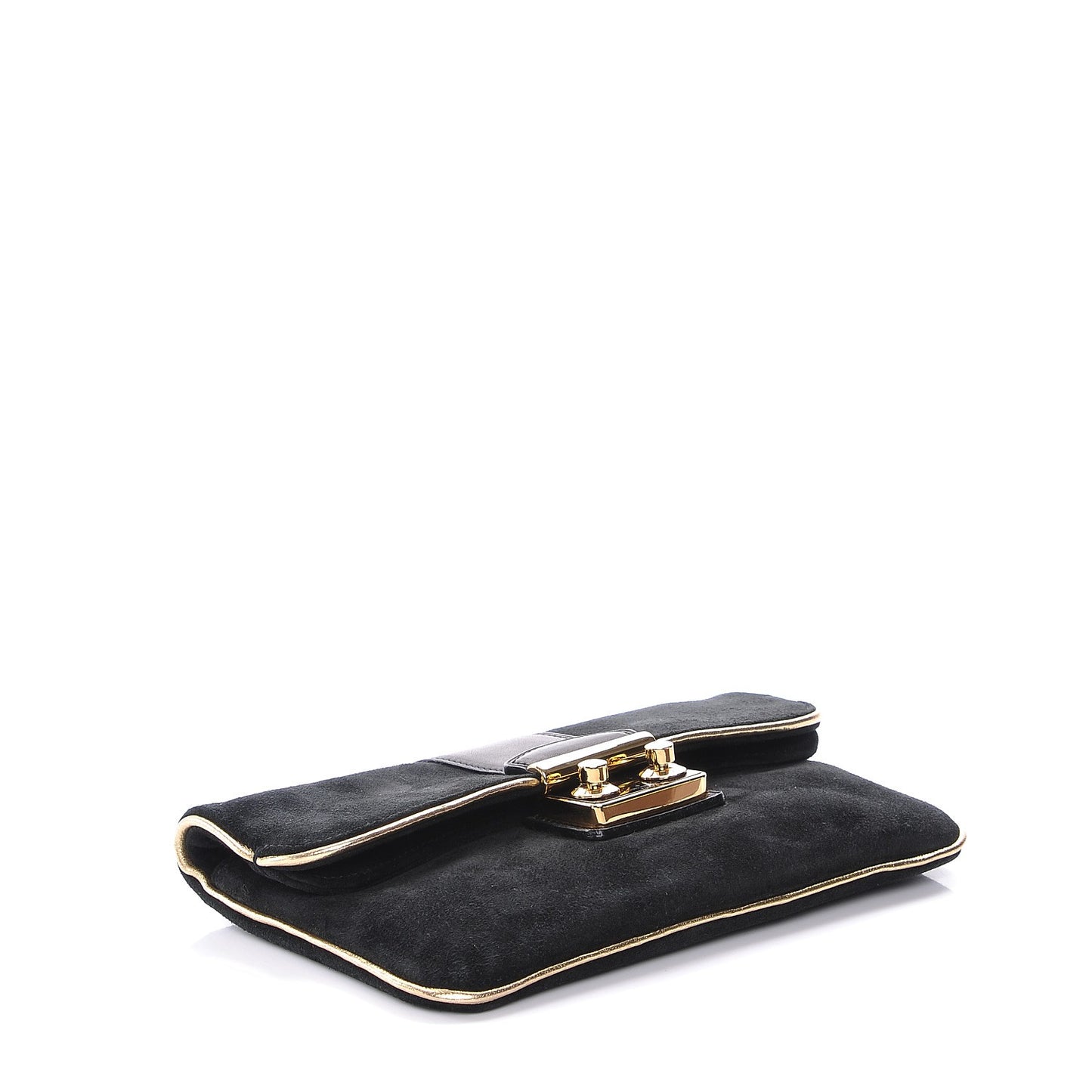 Suede SC Slim Clutch Coal