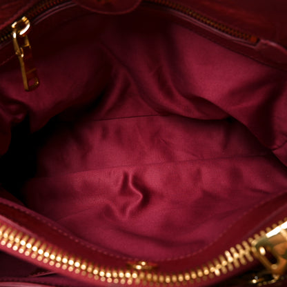Miu Miu Vitello Shine Top Handle Satchel Pink 5 of 9