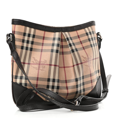 Burberry Haymarket Check Hartham Shoulder Bag Chocolate 3 of 15