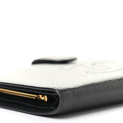 Chanel Caviar Timeless CC French Wallet Black 9 of 17