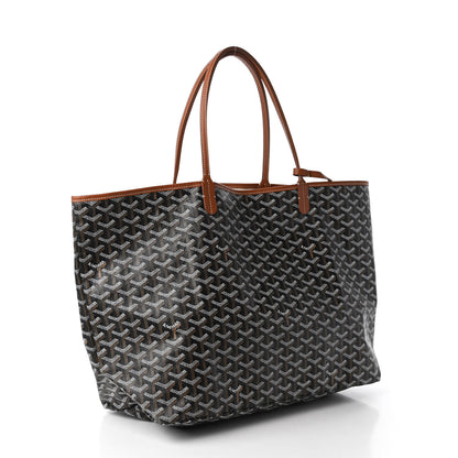 Goyard Goyardine Saint Louis GM Black Gold 3 of 10
