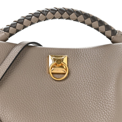 Mulberry Heavy Grain Small Iris Tote Solid Grey 9 of 11
