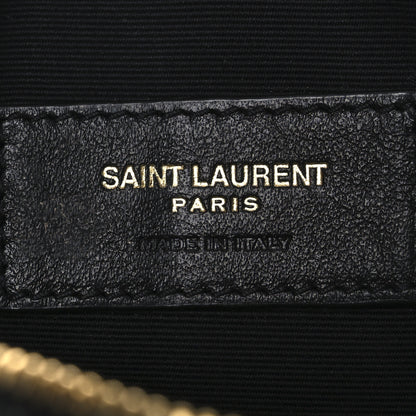 Saint Laurent Lambskin Quilted Round Le Maillon Round Tassel Chain Crossbody Bag Black 6 of 11