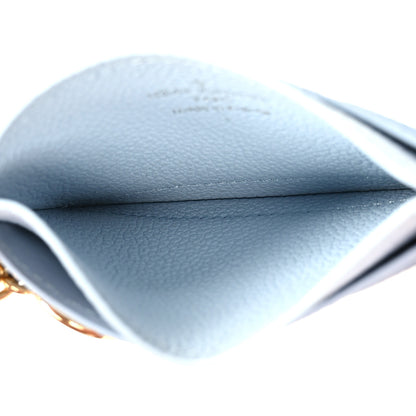 Louis Vuitton Empreinte Monogram LV Charms Card Holder Bleu Olympe 5 of 6