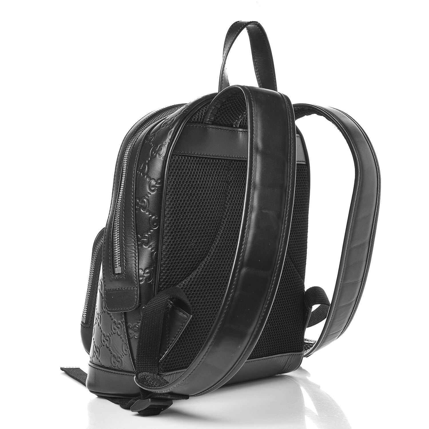 Gucci Guccissima Signature Day Backpack Black 3 of 14