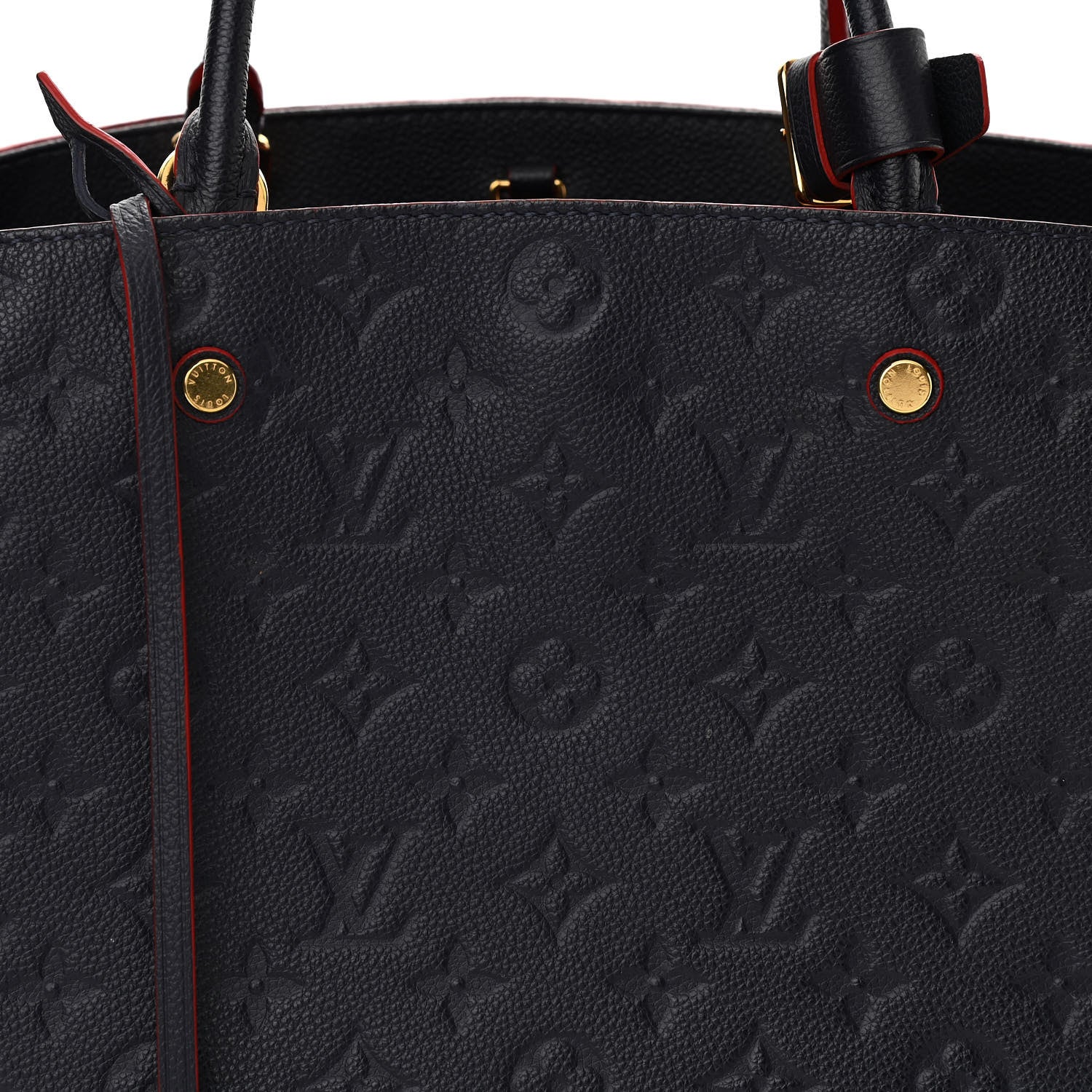 Louis Vuitton Empreinte Montaigne GM Marine Rouge 9 of 12