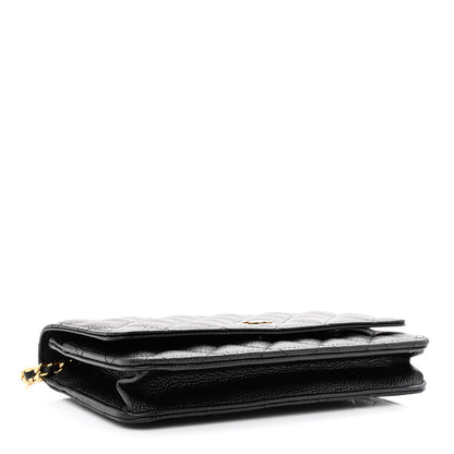 Chanel Caviar Quilted Wallet on Chain WOC Black 4 of 12