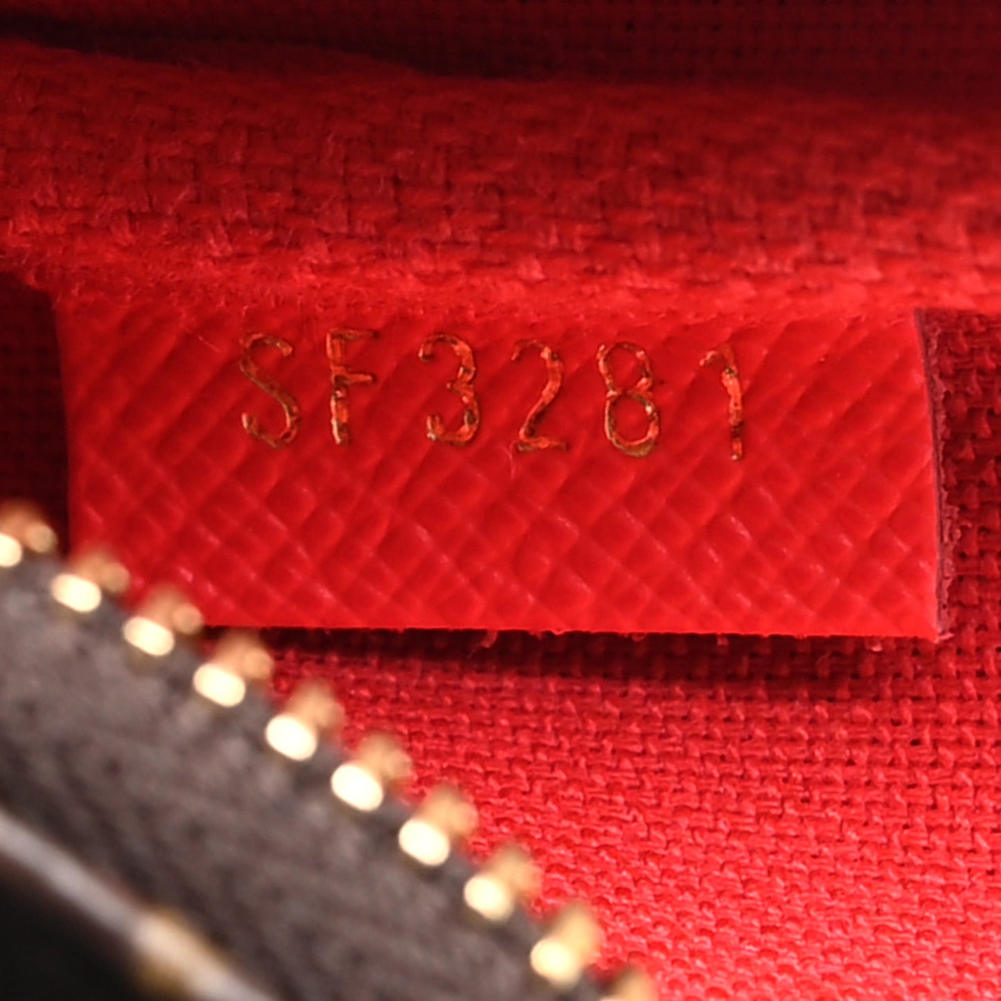 Monogram 2021 Christmas Animation London Mini Pochette Accessories Red