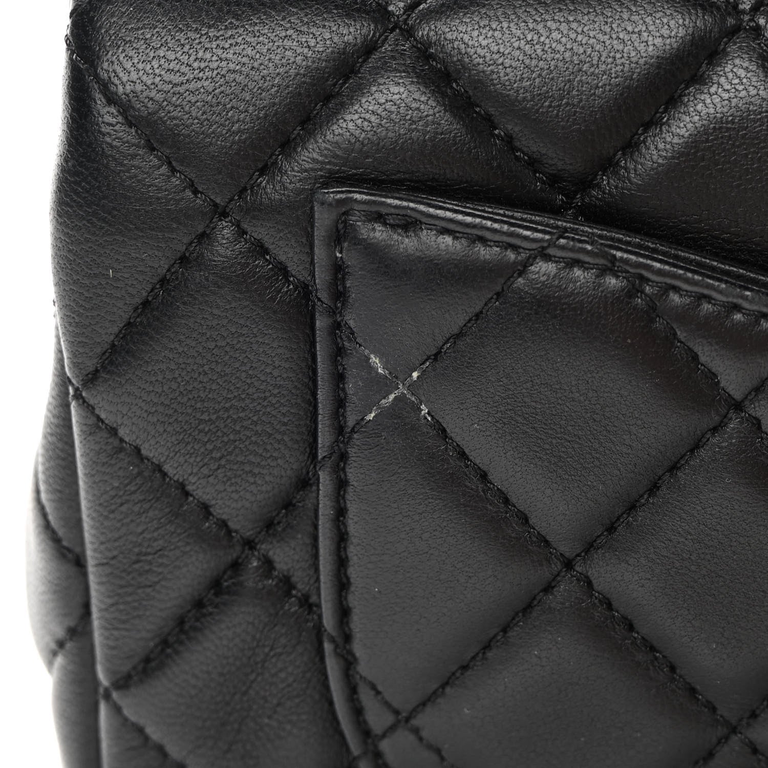 Chanel Lambskin Quilted Mini Rectangular Pearl Crush Flap Black 15 of 17