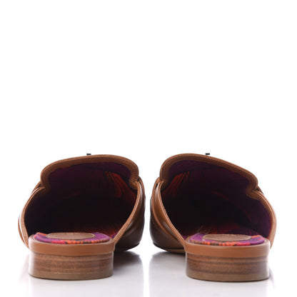 Hermes Calfskin Oz Mules 38.5 Palissandre 5 of 8