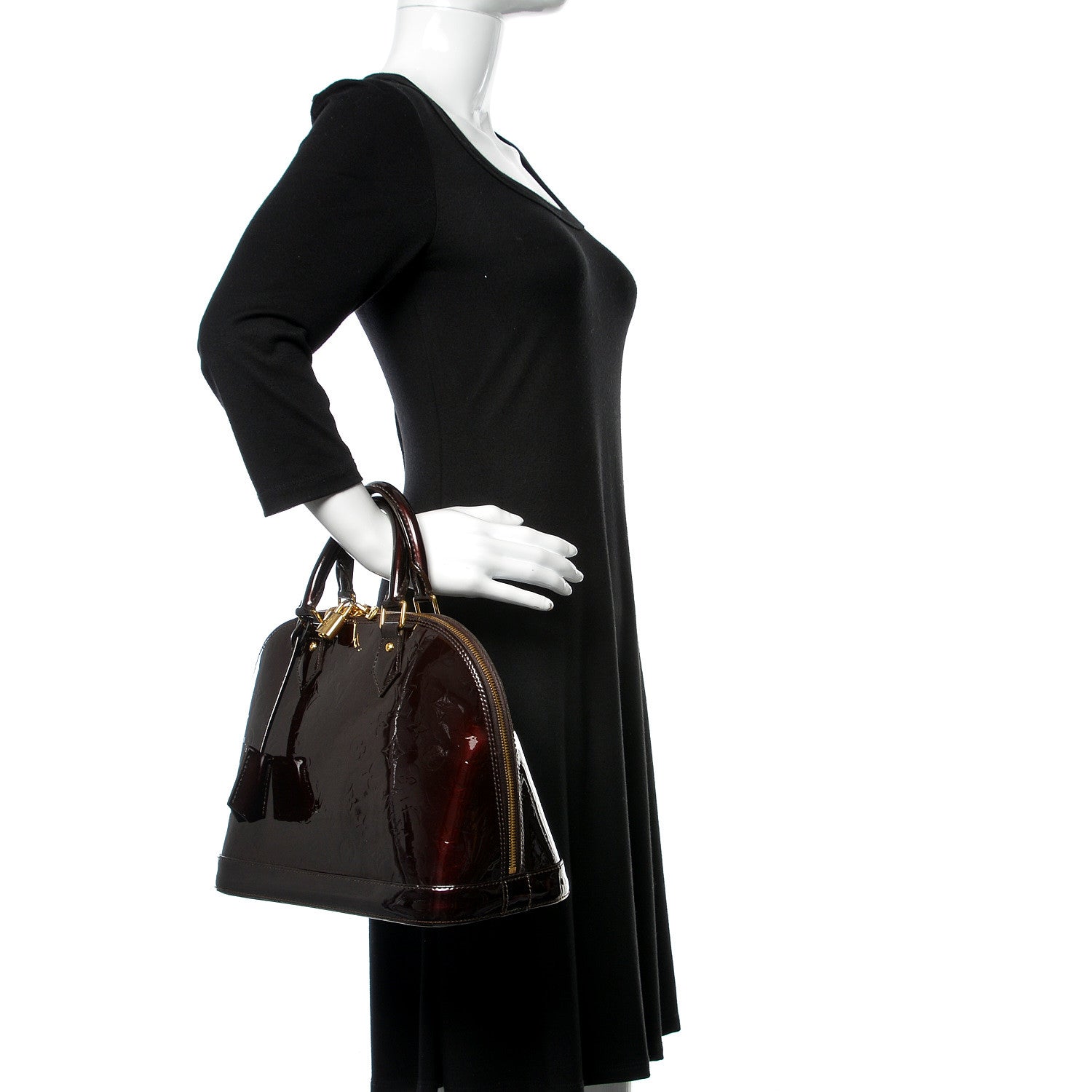 Louis Vuitton Vernis Alma PM Amarante 2 of 20