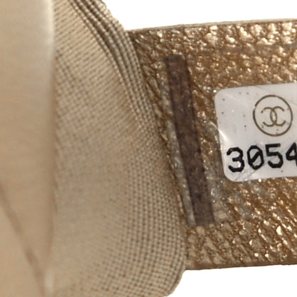 Chanel Metallic Lambskin Quilted Medium Chanel 19 Flap Gold 7 of 11