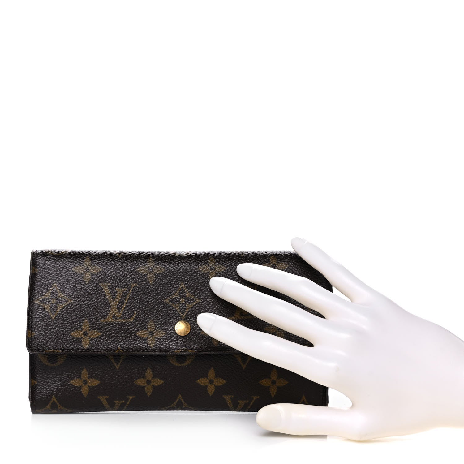 Louis Vuitton Monogram Porte Tresor International Wallet 2 of 9