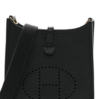 Hermes Taurillon Clemence Evelyne TPM Black 8 of 10
