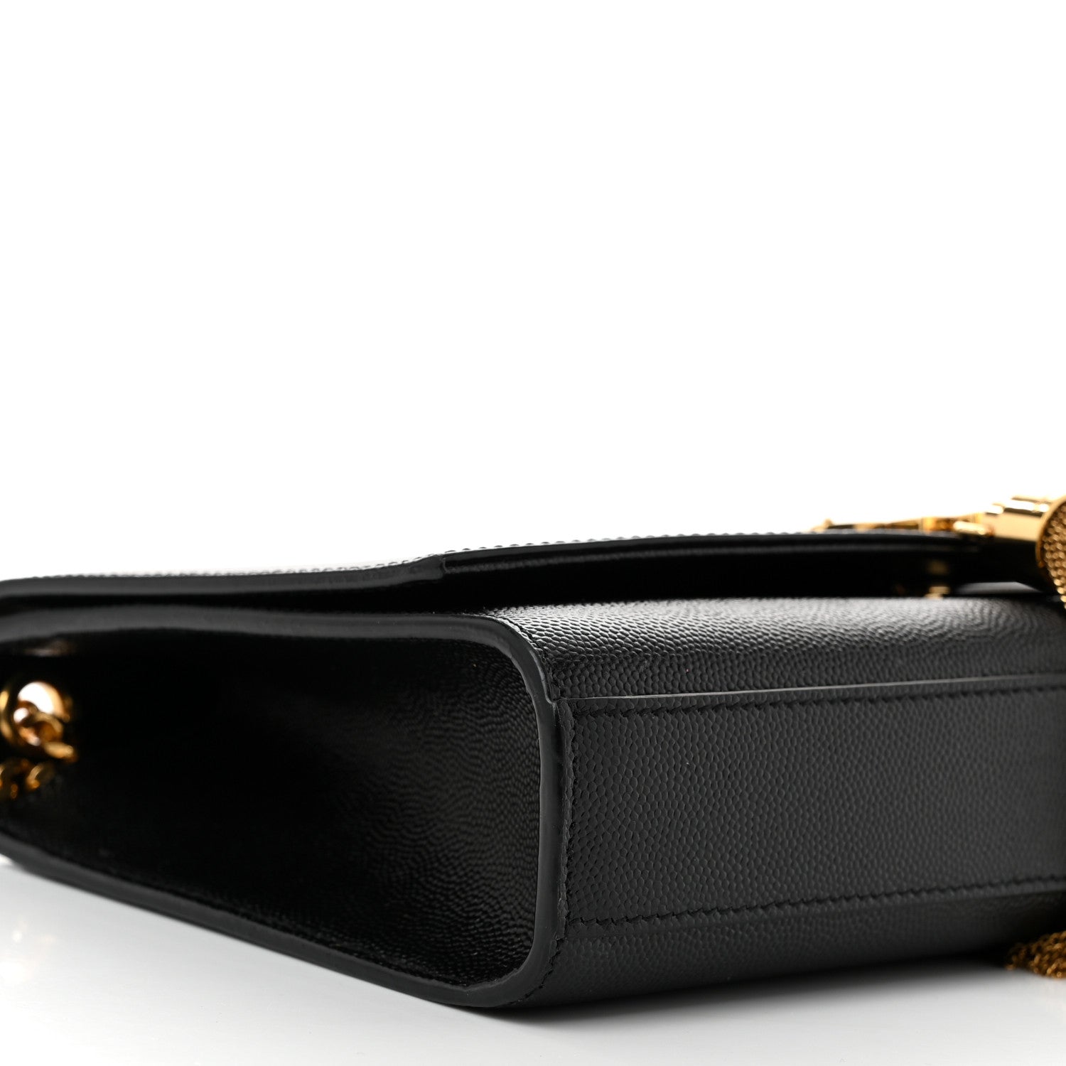 Saint Laurent Grain De Poudre Medium Classic Monogram Kate Tassel Satchel Black 9 of 11
