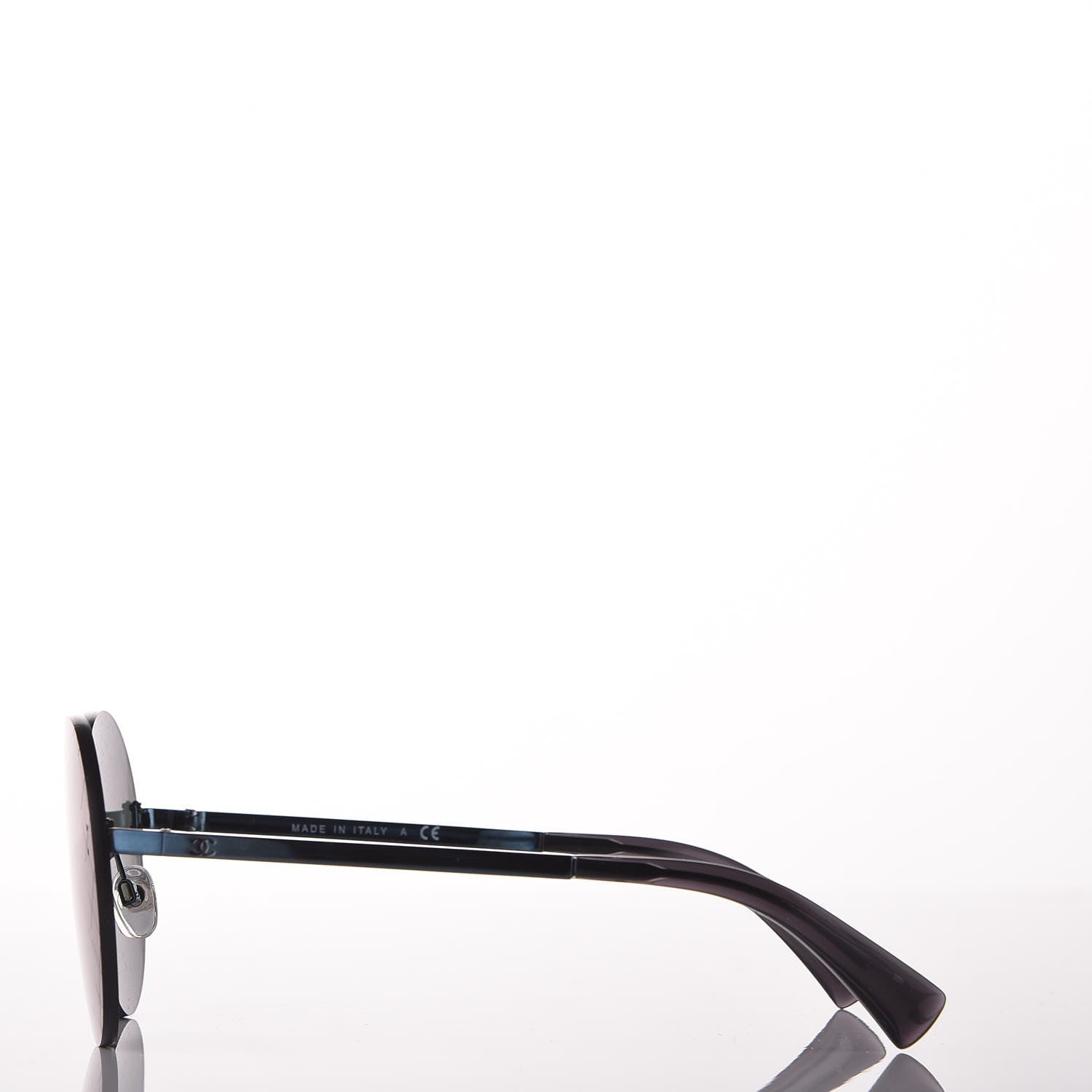 Chanel Mirrored Round Sunglasses 4216 Blue 3 of 8