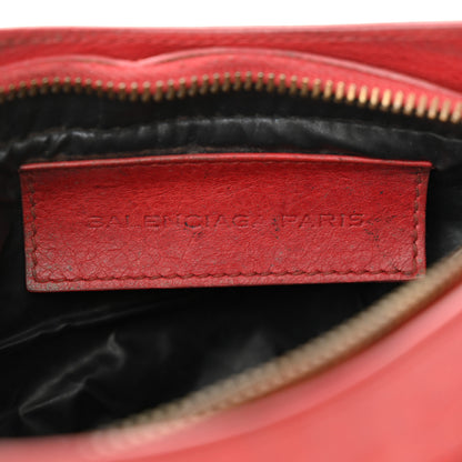 Balenciaga Chevre Classic Hardware Porte Toilette Makeup Clutch  Rouge Coquelicot 6 of 15