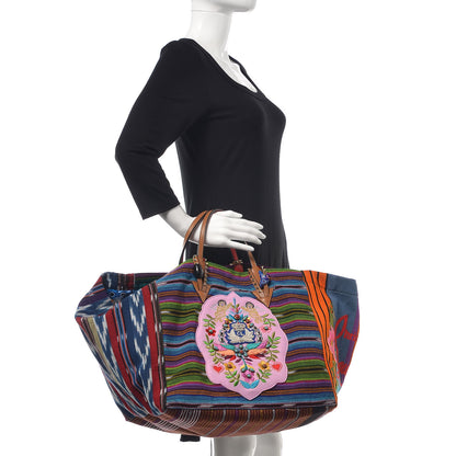 Christian Louboutin Tissu Calfskin Mexicaba Tote Multicolor 3 of 8