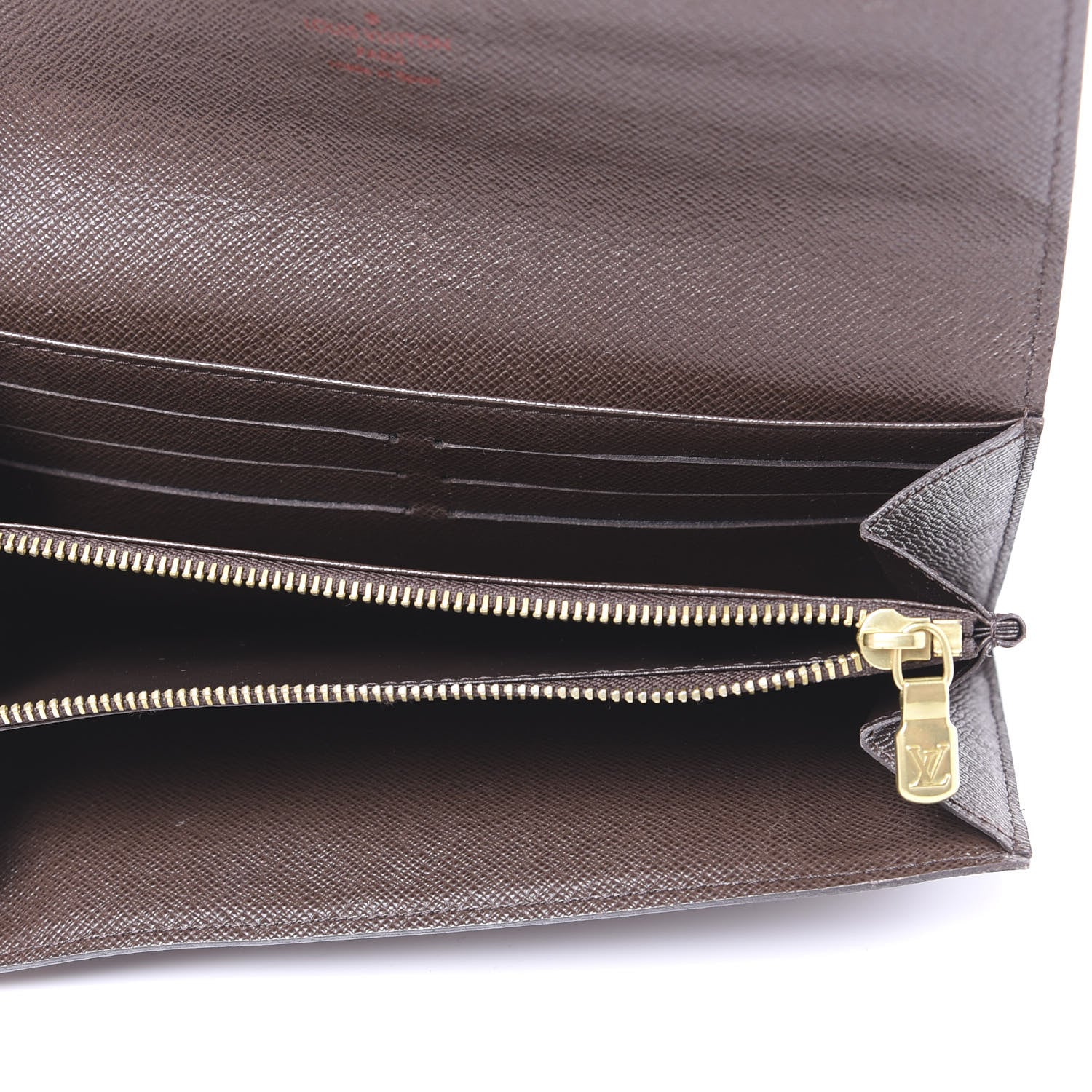 Louis Vuitton Damier Ebene Sarah Wallet 4 of 9