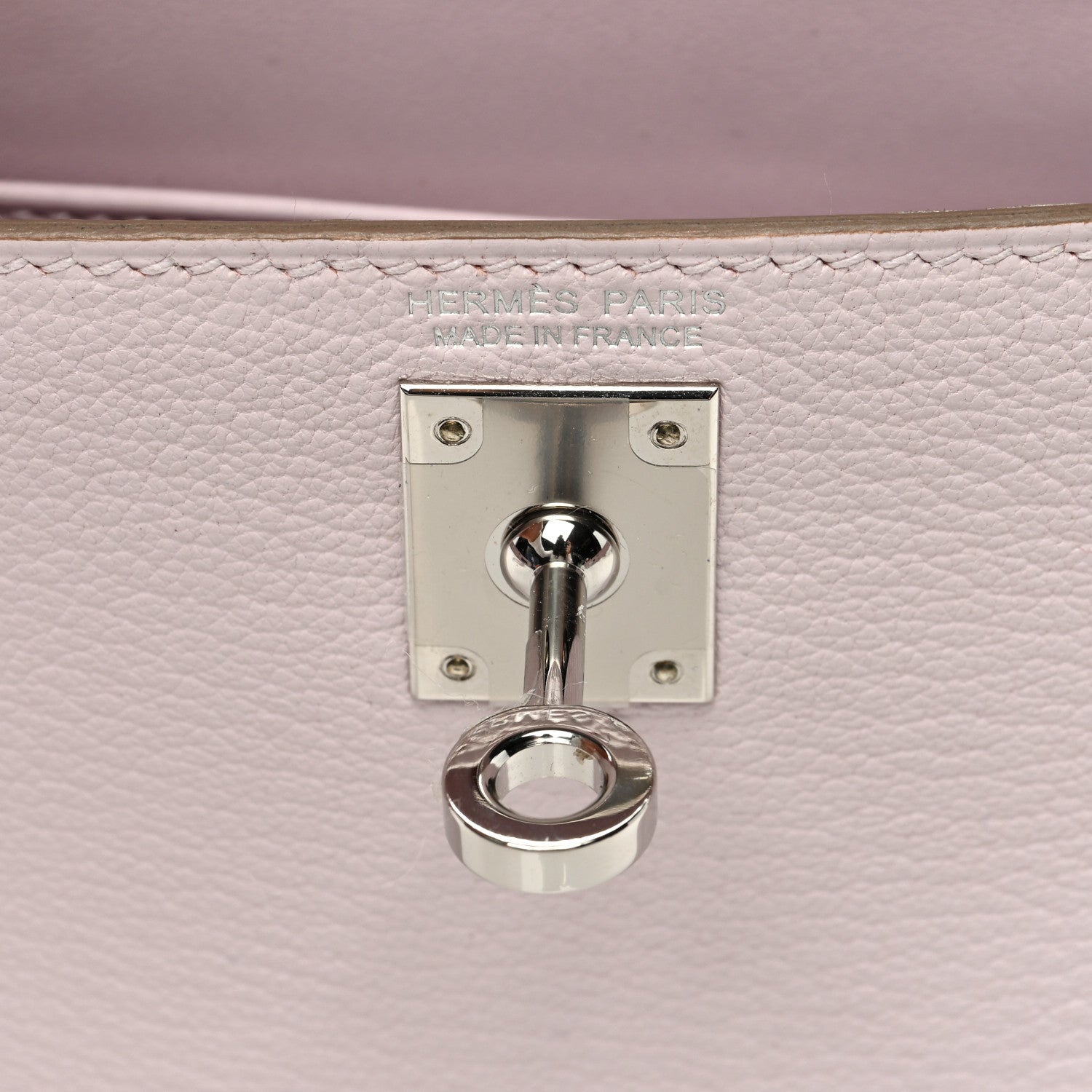 Hermes Chevre Mysore Mini Kelly Sellier 20 Mauve Pale 6 of 11