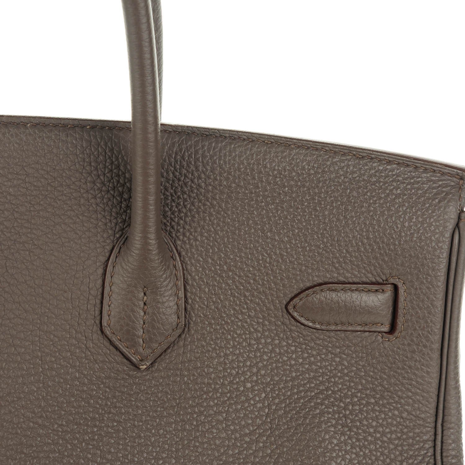 Hermes Togo Birkin 35 Etain 17 of 21