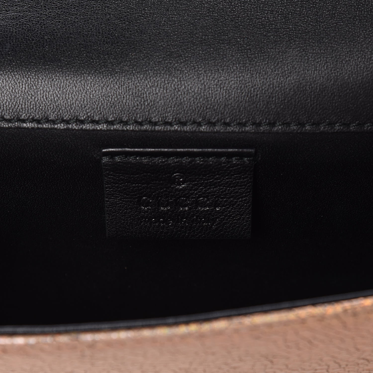 Gucci Metallic Crackled Calfskin Broadway Clutch Salmone 6 of 10