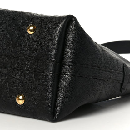 Louis Vuitton Empreinte Monogram Giant CarryAll MM Black 9 of 9