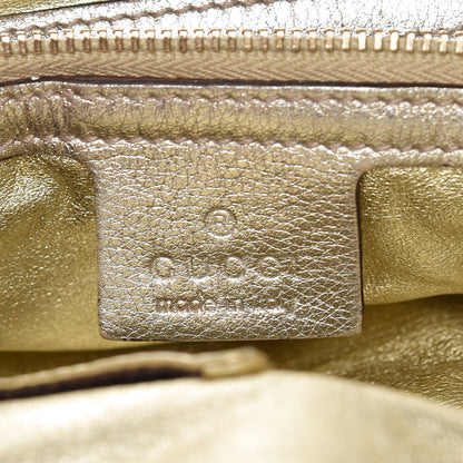 Gucci Goatskin Small Capri Bowler White Gold 6 of 23