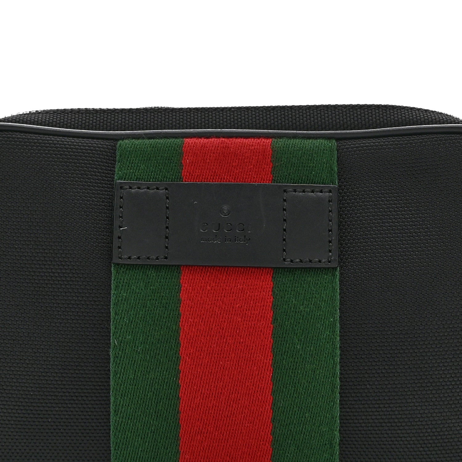 Gucci Canvas Web Slim Belt Bag Black 9 of 11