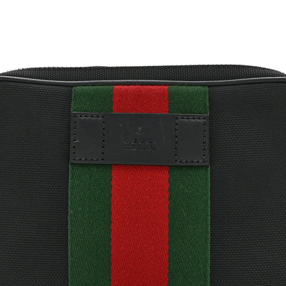 Gucci Canvas Web Slim Belt Bag Black 9 of 11