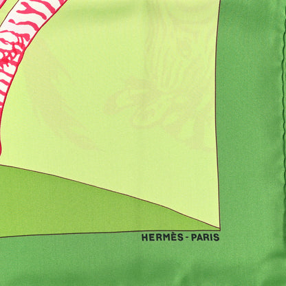 Hermes Silk Les Zebres II Scarf 90 2 of 4