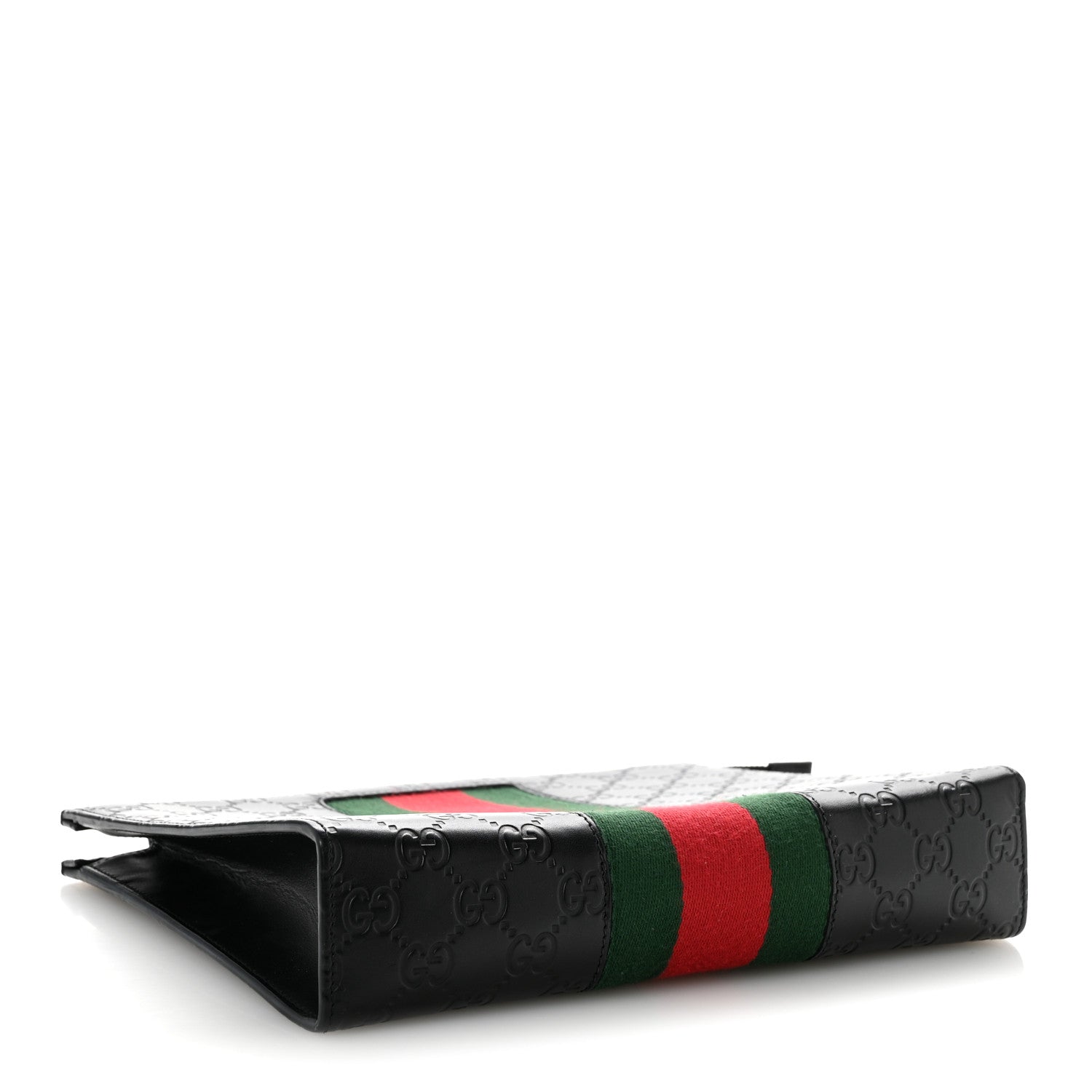 Gucci Guccissima Signature Web New Web Cosmetic Case Black 4 of 11