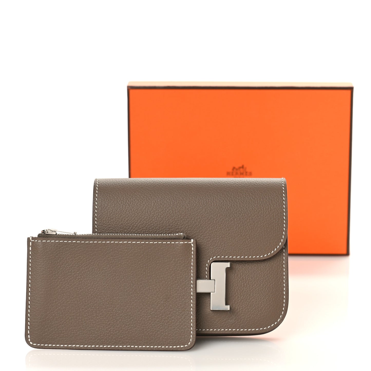 Evercolor Constance Slim Wallet Etoupe