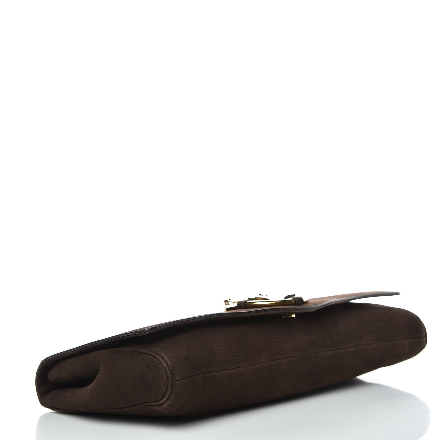 Nubuck Ribot Horse-Heads Clutch Brown