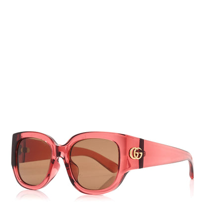 Gucci Acetate Square Frame Sunglasses GG1599SA Pink 1 of 7