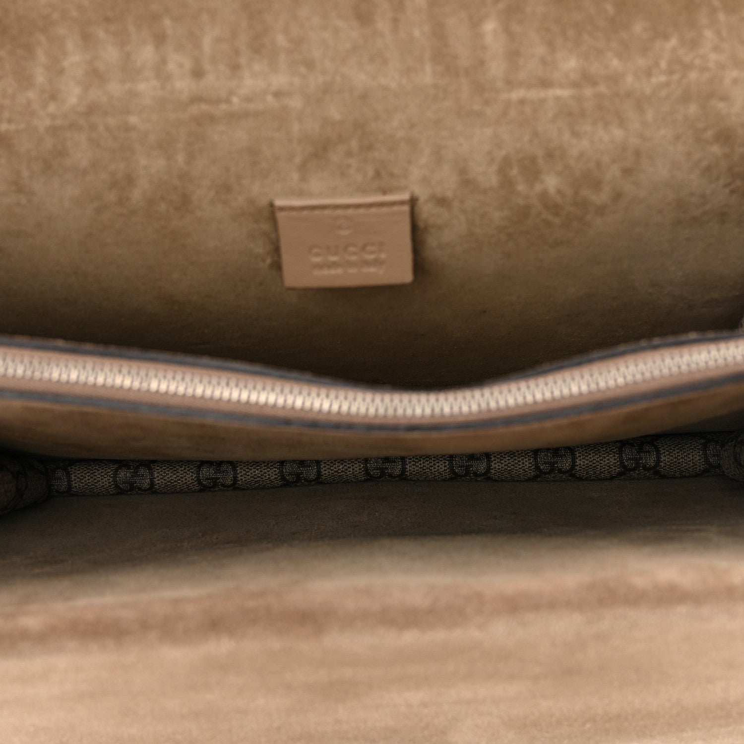 Gucci GG Supreme Monogram Shooting Star Embroidered Medium Dionysus Shoulder Bag Beige 5 of 12