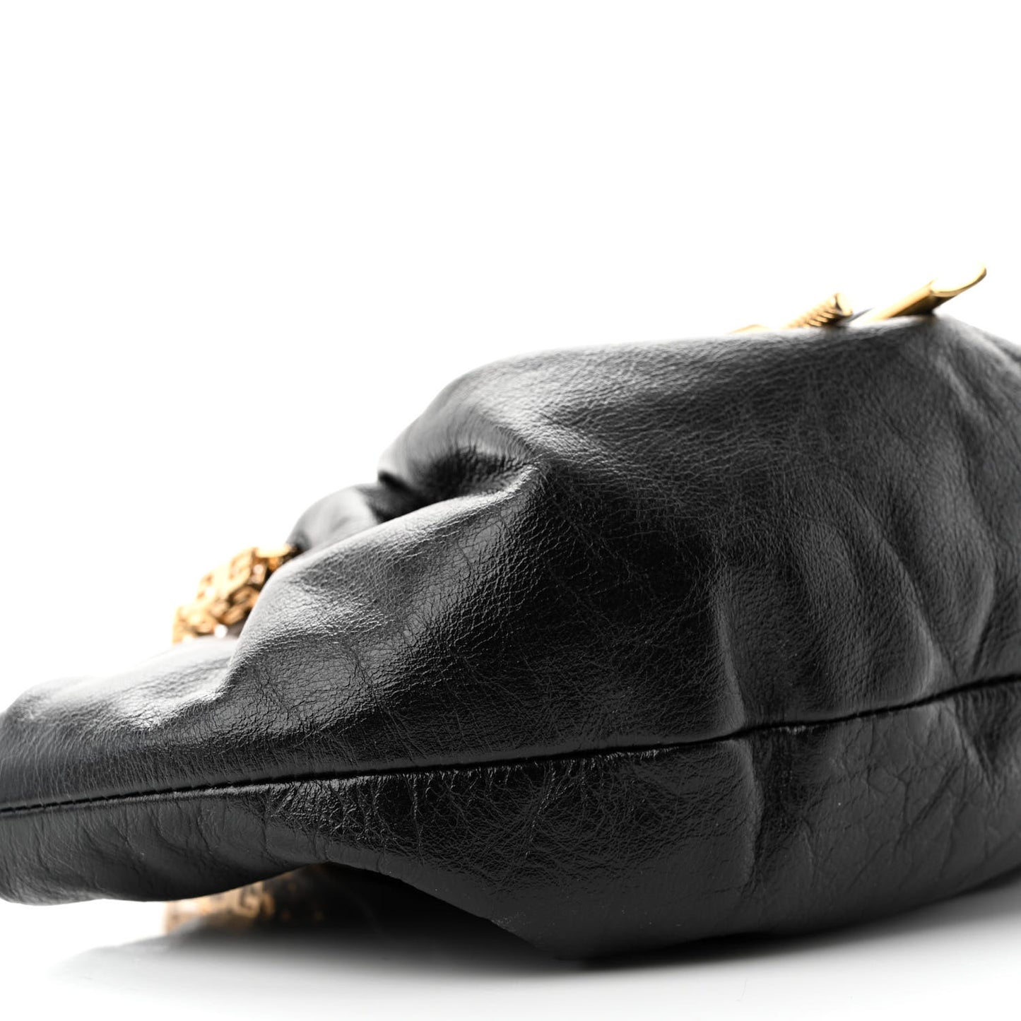Calfskin Kenny Mini Shoulder Bag Black