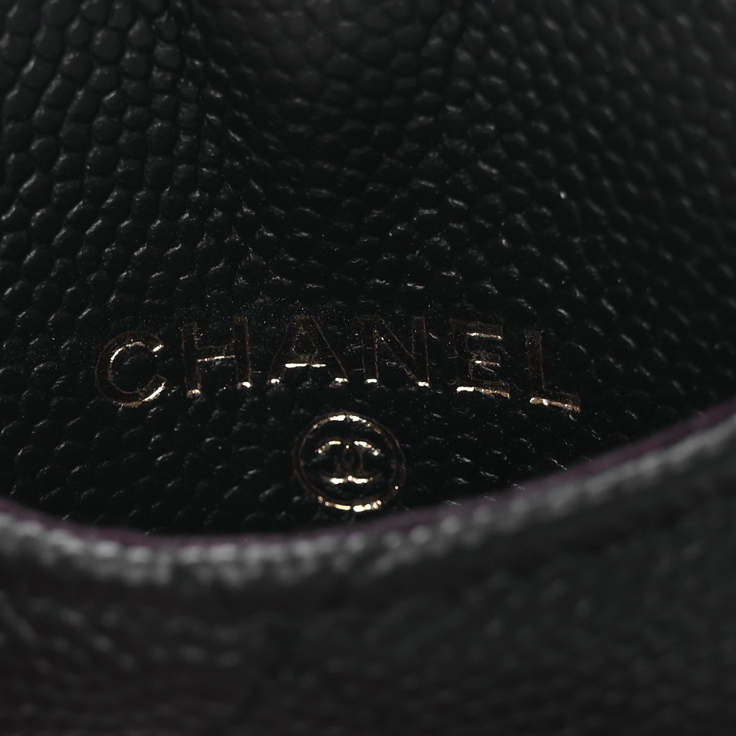Chanel Caviar Quilted Card Holder On Chain Black 6 of 12