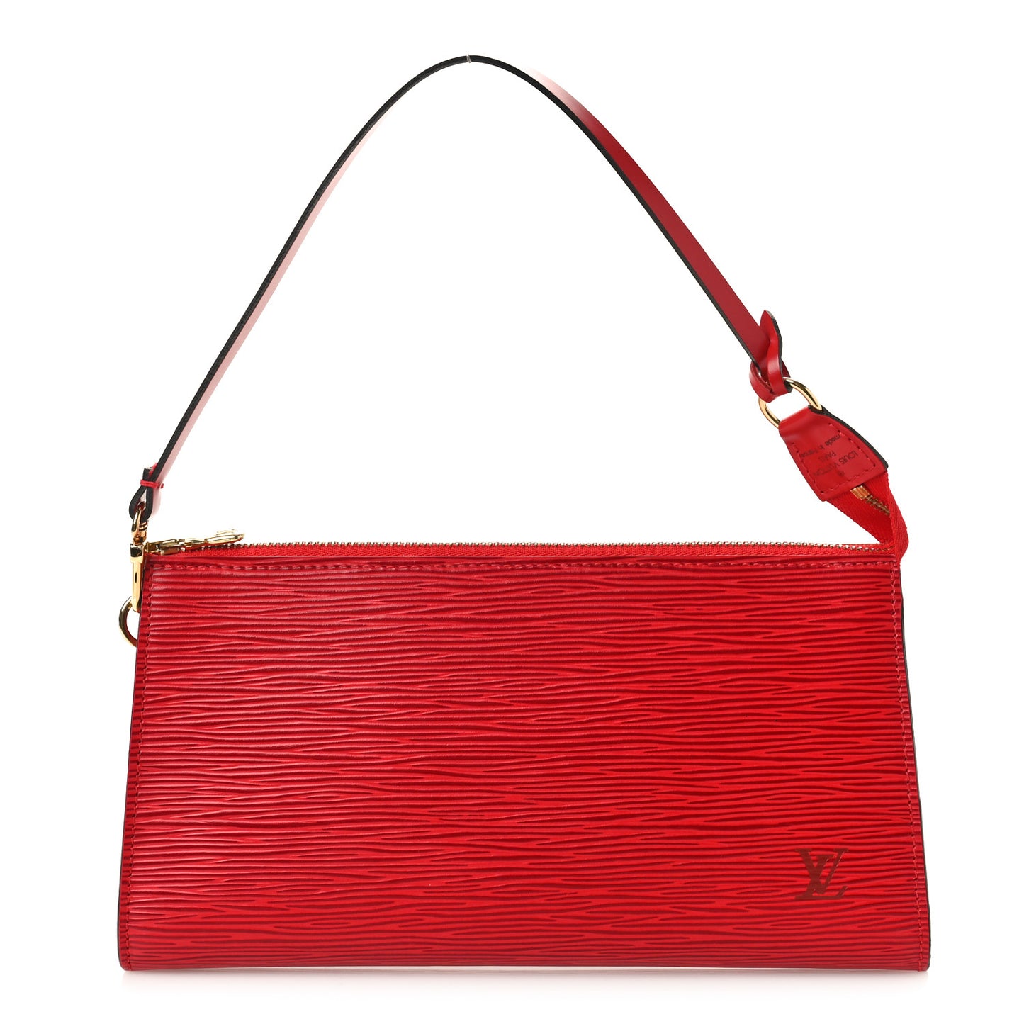 Epi Pochette Accessories 24 Castillan Red