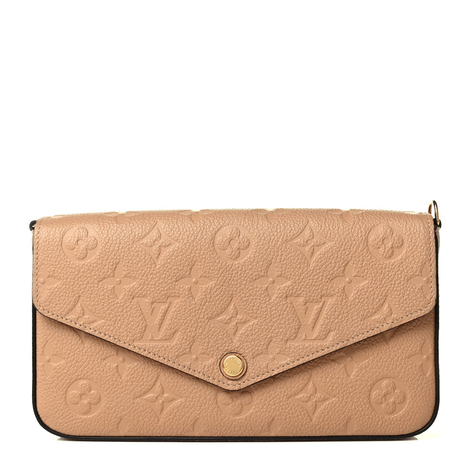 Louis Vuitton Empreinte Pochette Felicie Chain Wallet Papyrus 1 of 5