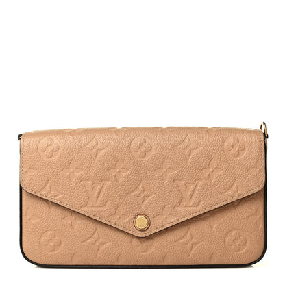 Louis Vuitton Empreinte Pochette Felicie Chain Wallet Papyrus 1 of 5