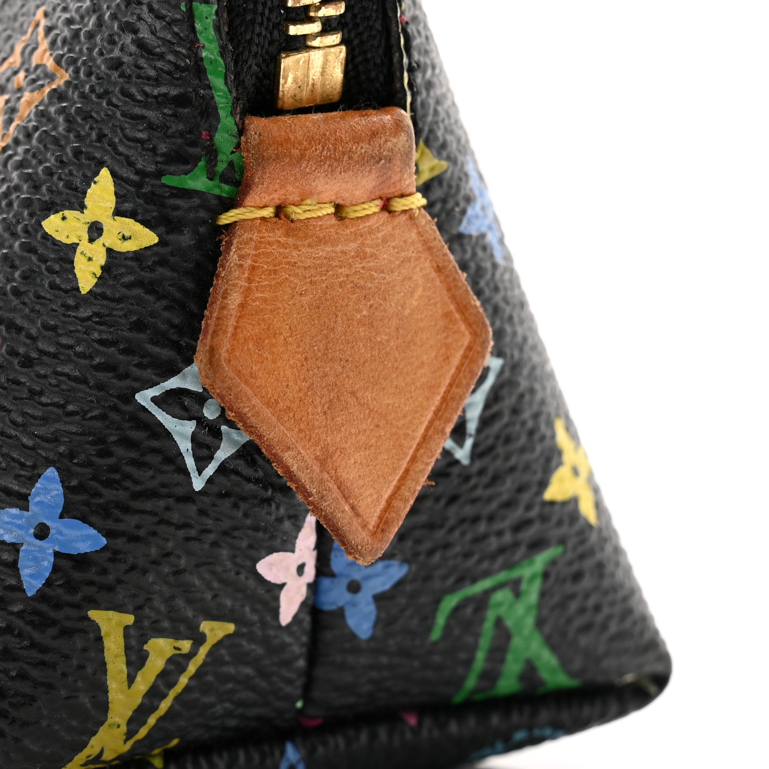 Louis Vuitton Monogram Multicolor Cosmetic Pouch Black Grenade 8 of 10