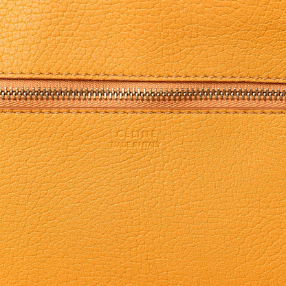 Celine Crisped Calfskin Small Tie Knot Tote Saffron 6 of 20