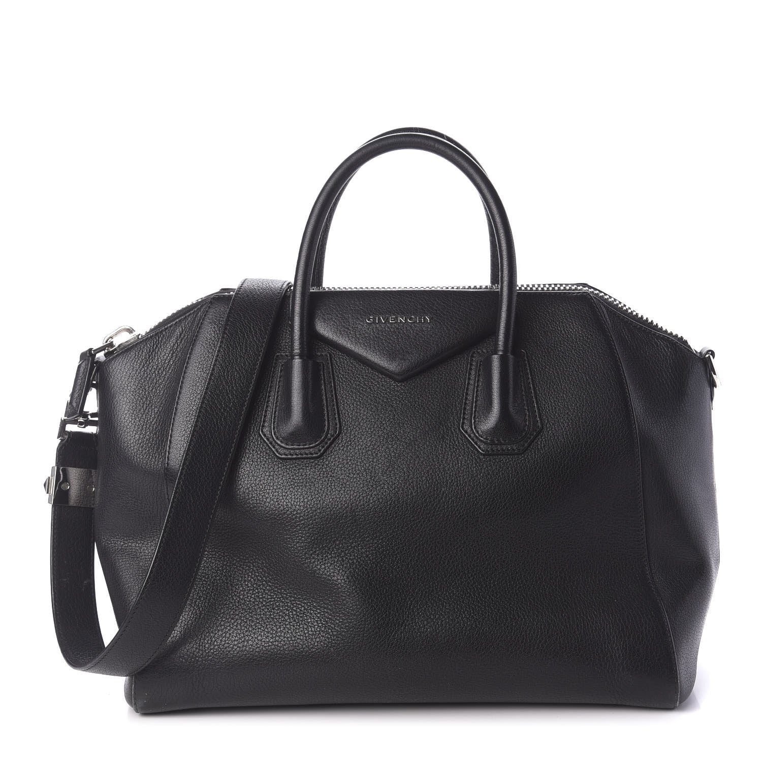 Givenchy Sugar Goatskin Medium Antigona Black 1 of 9
