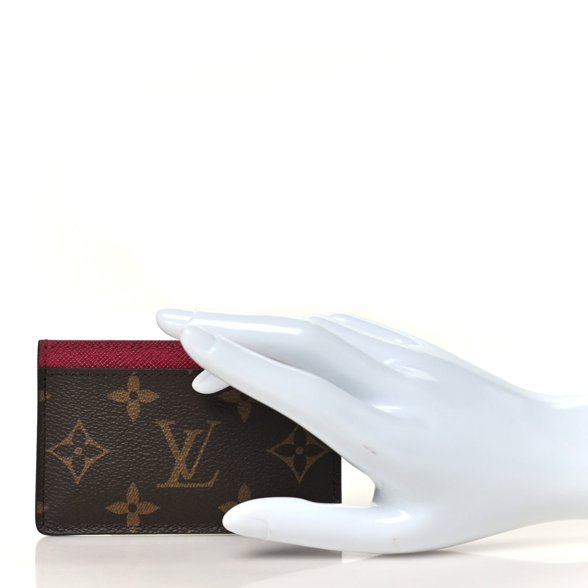 Monogram Card Holder Fuchsia