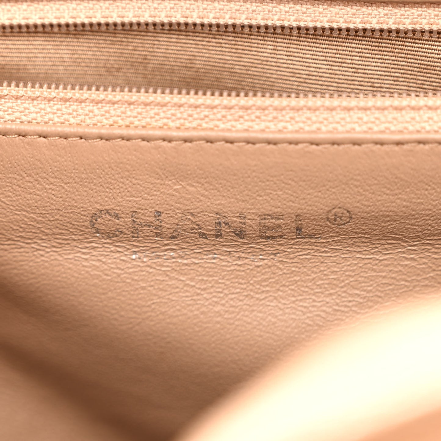 Caviar Quilted Tote Beige