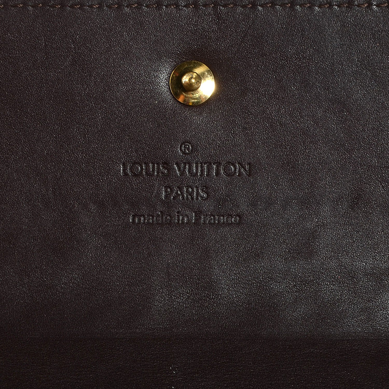 Louis Vuitton Vernis Porte Tresor International Wallet Amarante 6 of 7
