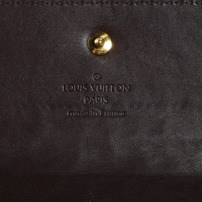 Louis Vuitton Vernis Porte Tresor International Wallet Amarante 6 of 7