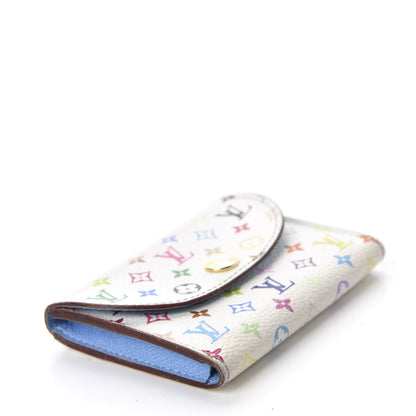 Louis Vuitton Monogram Multicolor Business Card Holder White Raisin 4 of 7