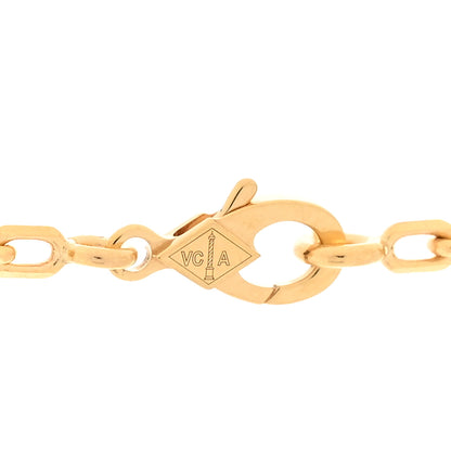 Van Cleef & Arpels 18K Yellow Gold Black Onyx 10 Motifs Vintage Alhambra Necklace 4 of 6